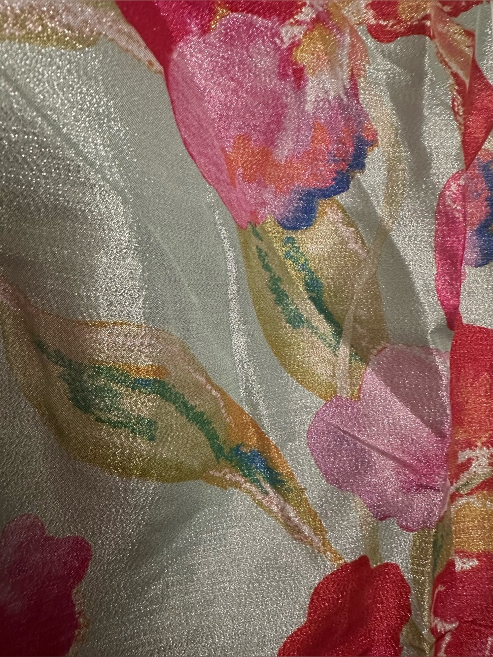 Hutch Anthropology Mini Dress in Coral, Pink and Mint Floral NWT XL - Picture 9 of 11